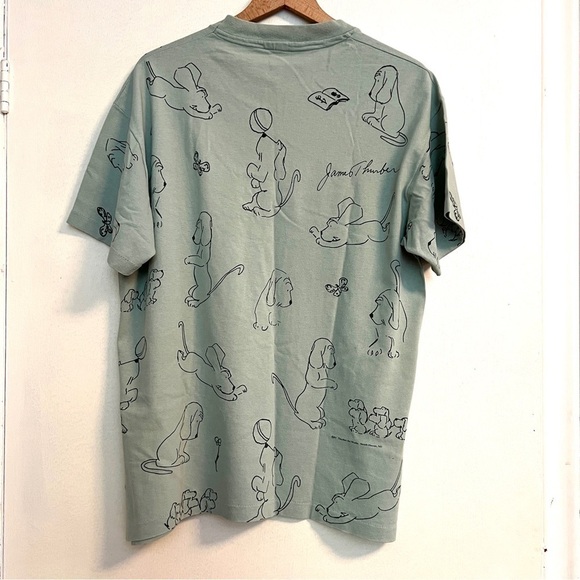 Vintage James  Thurber Art T Shirt Well Worn XL Unisex Collectible - Picture 2 of 8